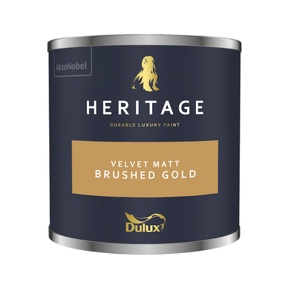 Dulux Heritage Matt Emulsion - Brushed Gold