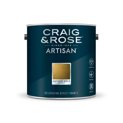 Craig & Rose Artisan Gold Effect Paint - Antique Gold