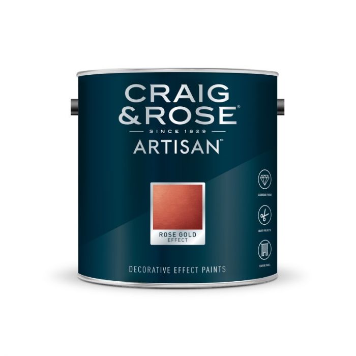 Craig & Rose Artisan Gold Effect Paint - Rose Gold