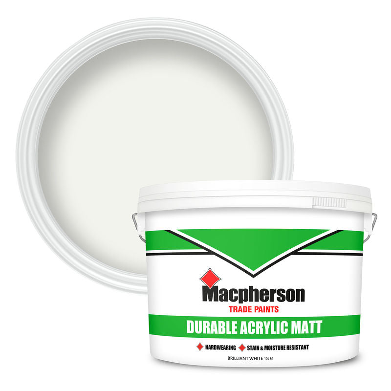 Macpherson Durable Acrylic Matt - Brilliant White