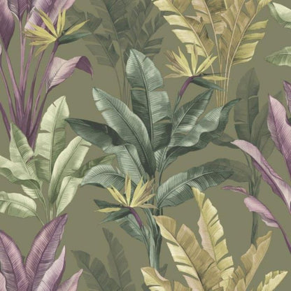 Madagascar Botanical Leaf Wallpaper