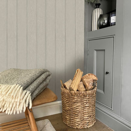 Olivia Wood Slat Panelled Wallpaper