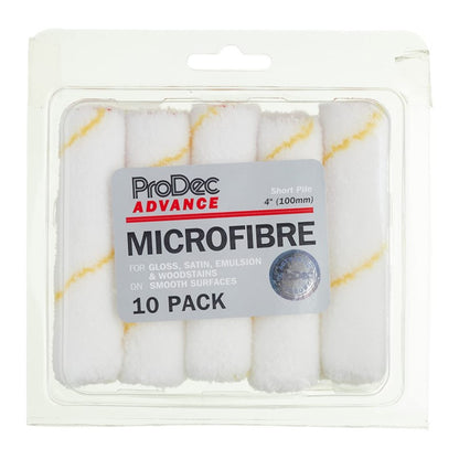 ProDec Microfibre 4" Roller Sleeves - Short Pile