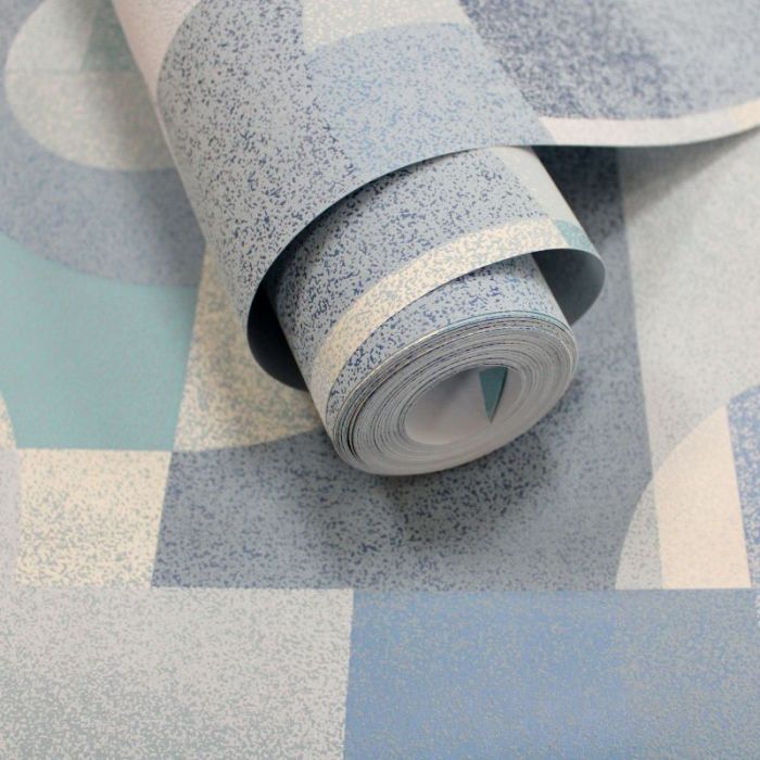 Venn Retro Geometric Printed Wallpaper