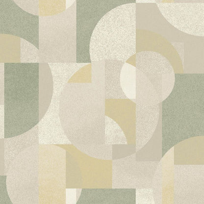 Venn Retro Geometric Printed Wallpaper