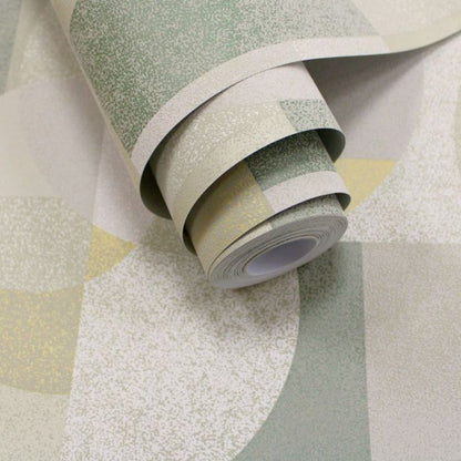 Venn Retro Geometric Printed Wallpaper