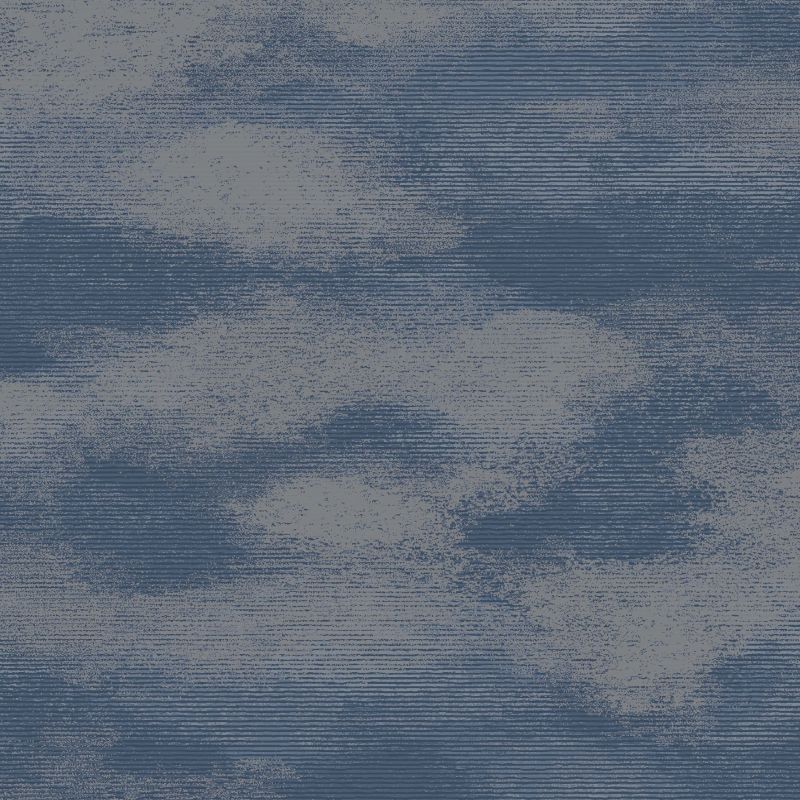 Stratus Metallic Cloud Printed Wallpaper