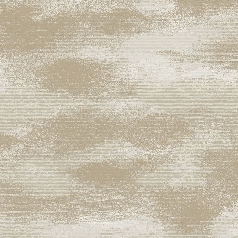 Stratus Metallic Cloud Printed Wallpaper