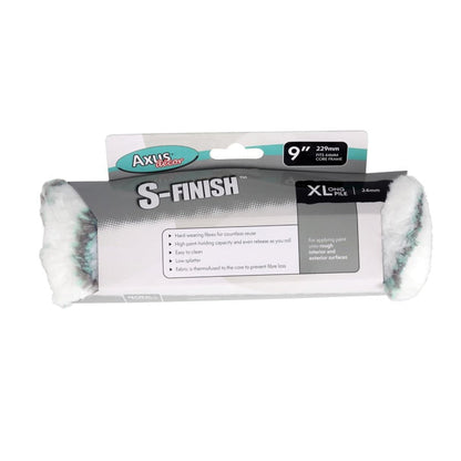 Axus Grey S-Finish 9" Roller Sleeve