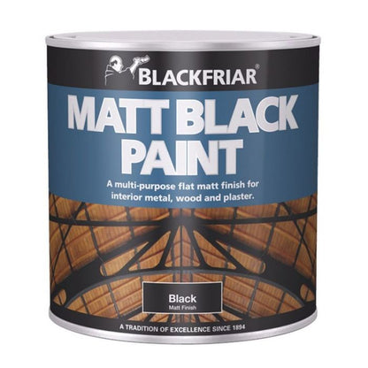 BlackFriar Metal & Wood Black Paint