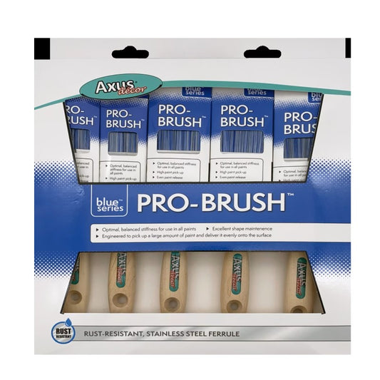 Axus Blue Pro-Brush Limited Edition Set (Pack of 5)