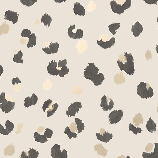 Amur Leopard Wallpaper Cream Sample