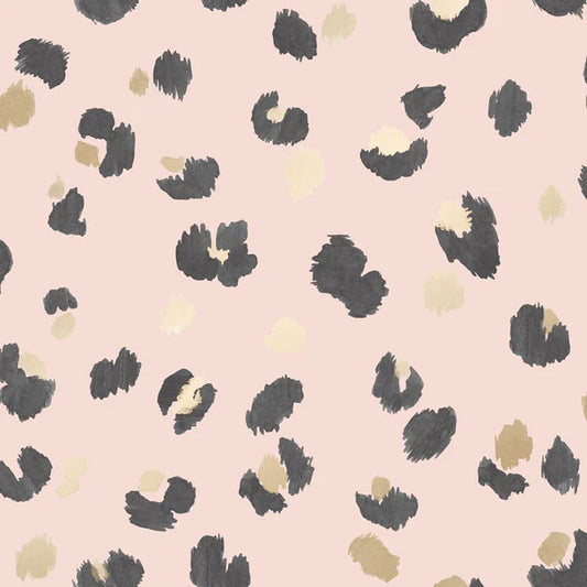 Amur Leopard Wallpaper Pink Sample