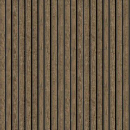 Acacia Wood Effect Striped Wallpaper