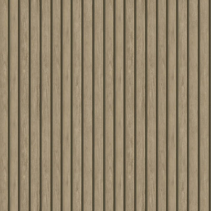 Acacia Wood Effect Striped Wallpaper