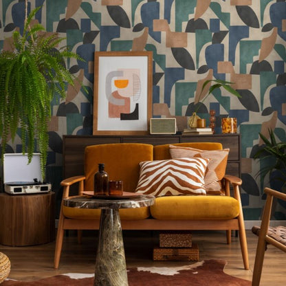 Linnet Geometric Wallpaper