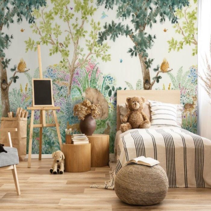 Forest Friends Woodland Mural Wallpaper