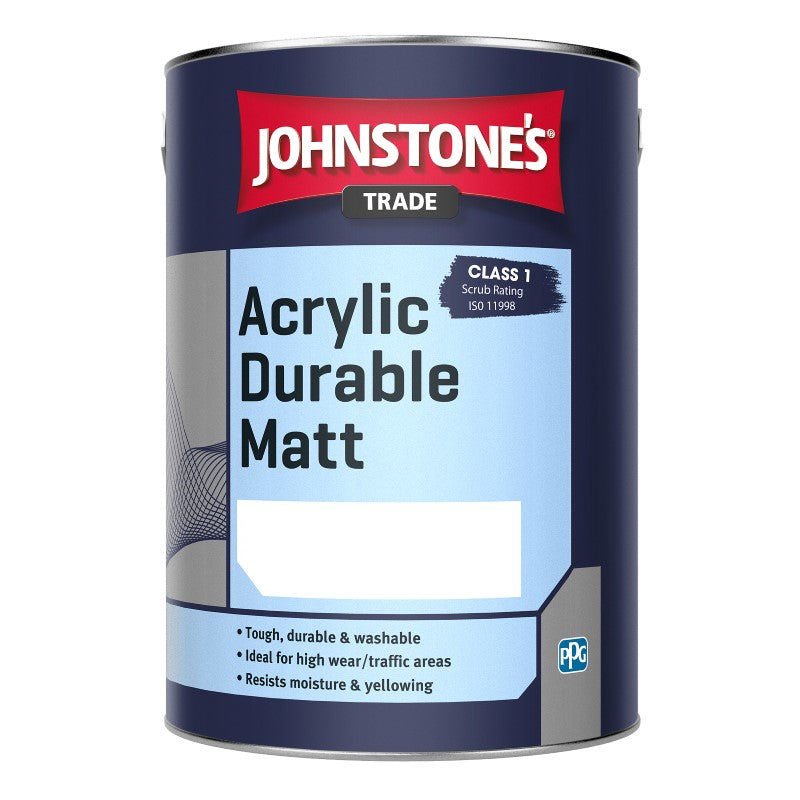 Johnstones Trade Acrylic Durable Matt - Designer Colour Match Paint - Poised 5L