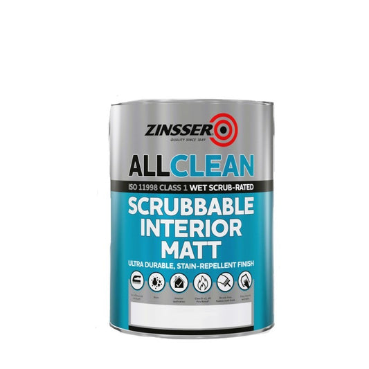 Zinsser AllClean Scrubbable Matt Interior Paint - Colour Match