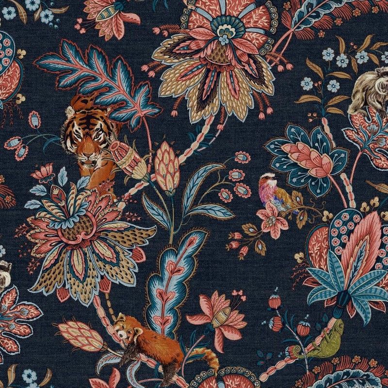 Animal Jacobean Wallpaper