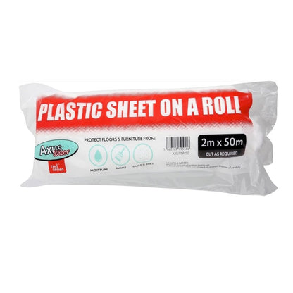 Axus Plastic Sheet Roll (Red Series) 2m X 50m