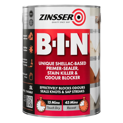 Zinsser B-I-N Interior & Spot Exterior Primer