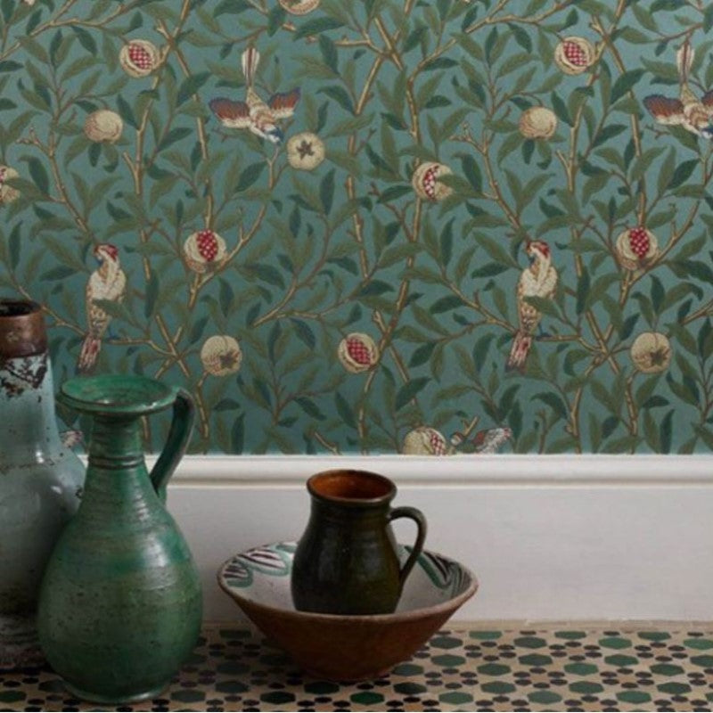 Morris & Co Bird & Pomegranate Wallpaper