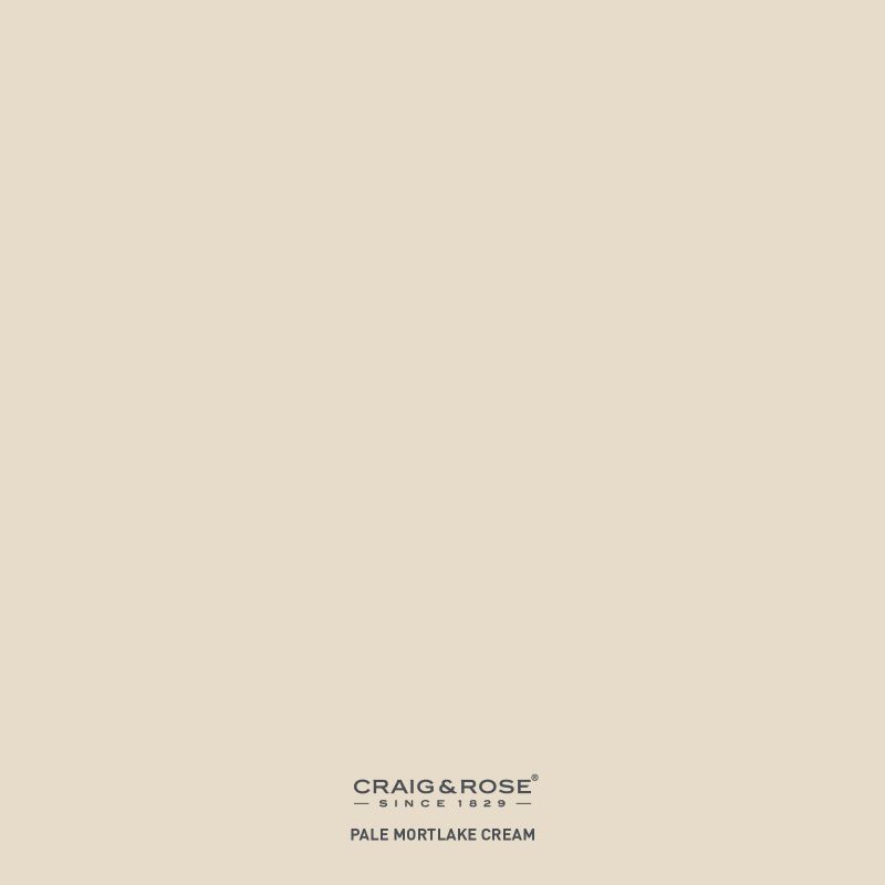 Craig & Rose 1829 Vintage Collection - Colour Patch - Pale Mortlake Cream