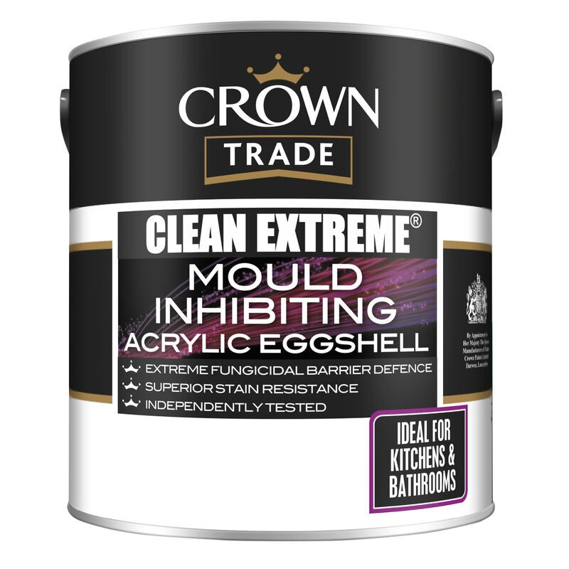 Crown Clean Extreme Mould Inhibiting Eggshell - Colour Match ...