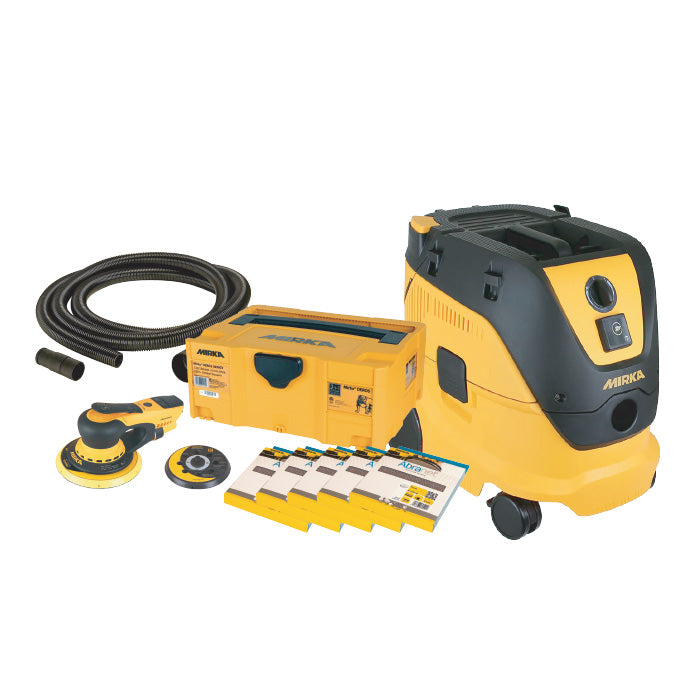 Mirka DEROS II and Dust Extractor Sanding Bundle