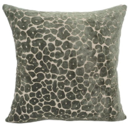 Malini Spoton Sage Leopard Print Cushion