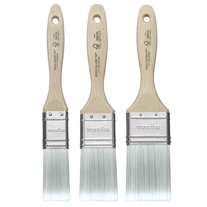 Wooster Silver Tip Varnish Brush Set - 3 Pack