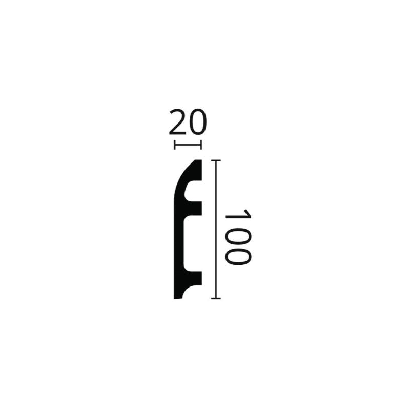 FL5 Wallstyl 2.44m Skirting Board