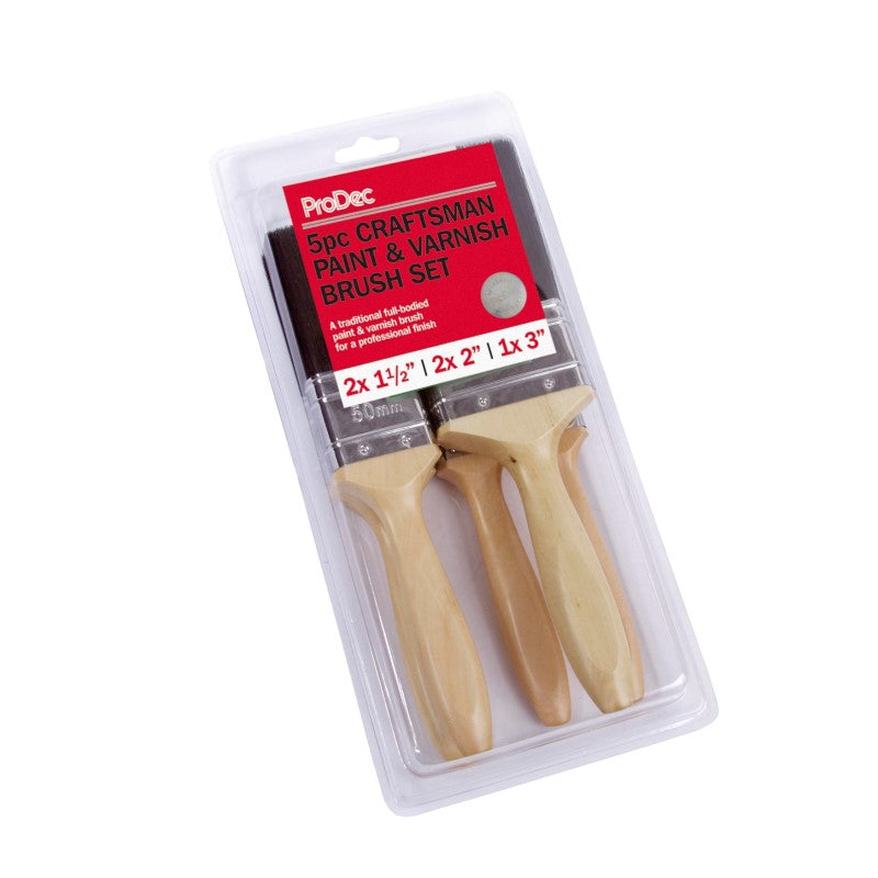 ProDec Craftsman Brush Set (5pk) CPR645