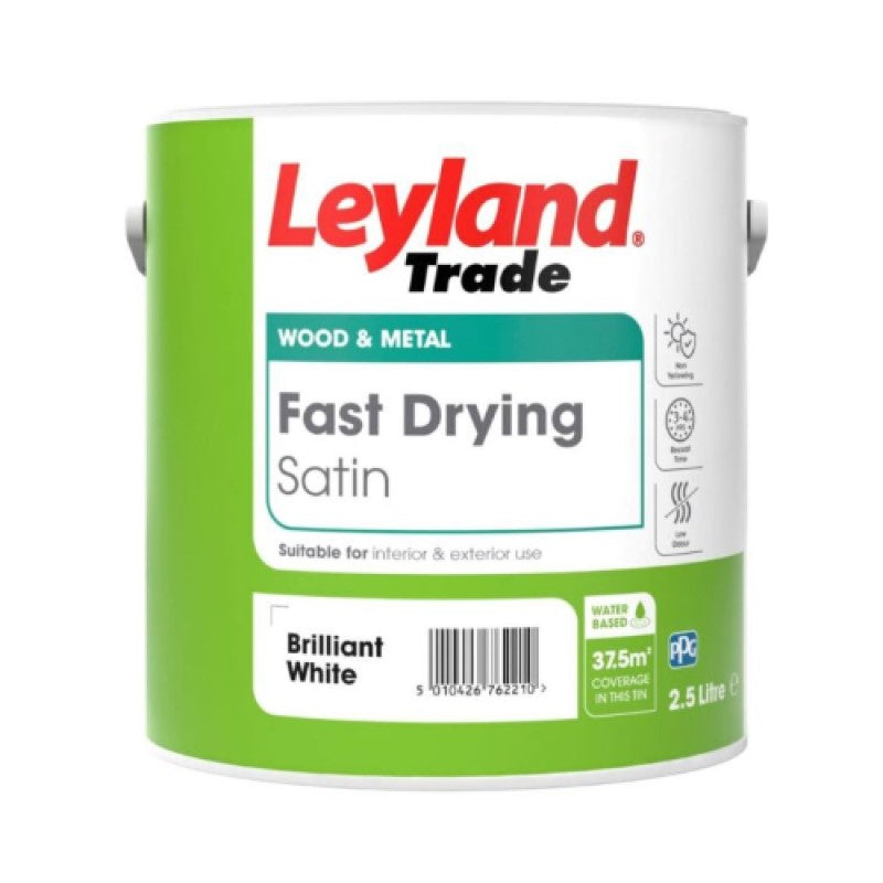 Leyland Trade Fast Drying Satin- Designer Colour Match Paint - Sapphire Salute