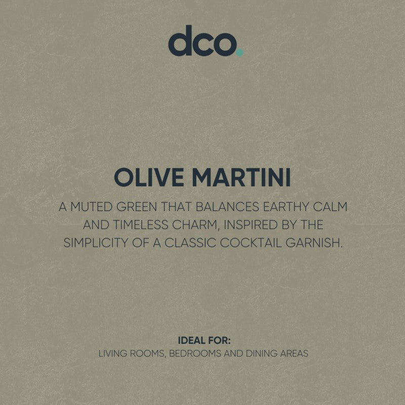 DCO Colour of the Year 2025 - Olive Martini