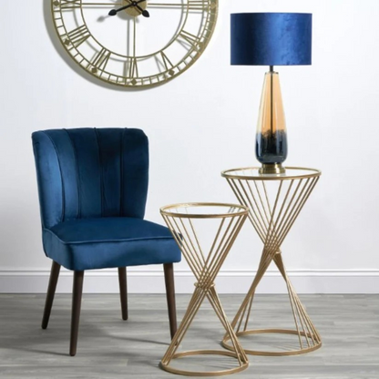 Pagazzi Elena Blue Glass Table Lamp