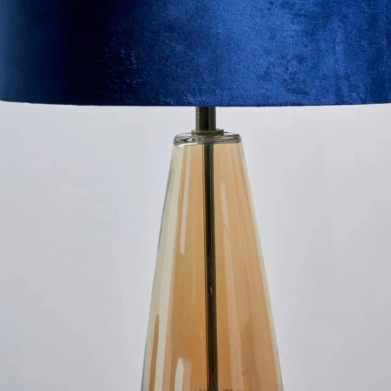 Pagazzi Elena Blue Glass Table Lamp