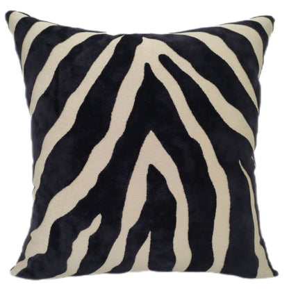 Malini Zebedeedodah Black Zebra Print Cushion