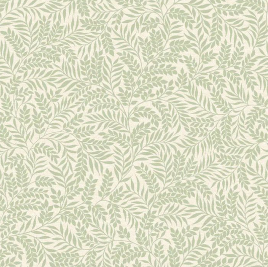 Mini Leaf Wallpaper - Sage Sample