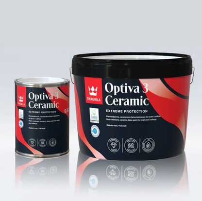 Tikkurila Optiva 3- Designer Colour Match Paint - Smoke 1L