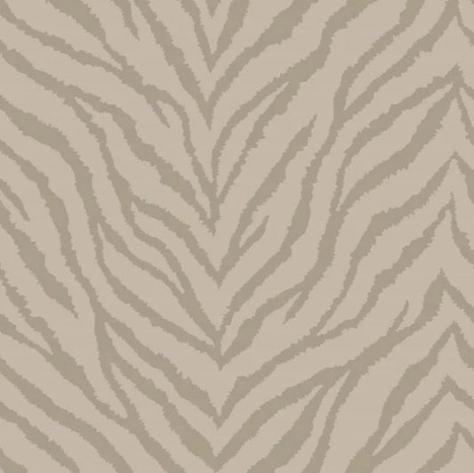 Zahara Animal Print Wallpaper Taupe Sample