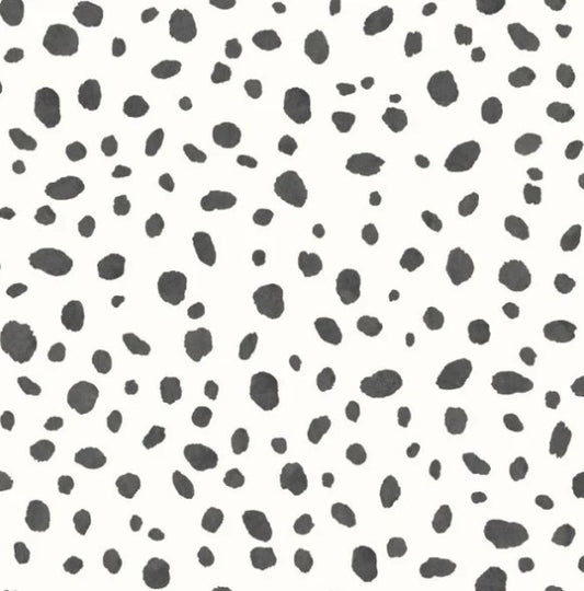 Dalmatian Black & White Wallpaper Sample