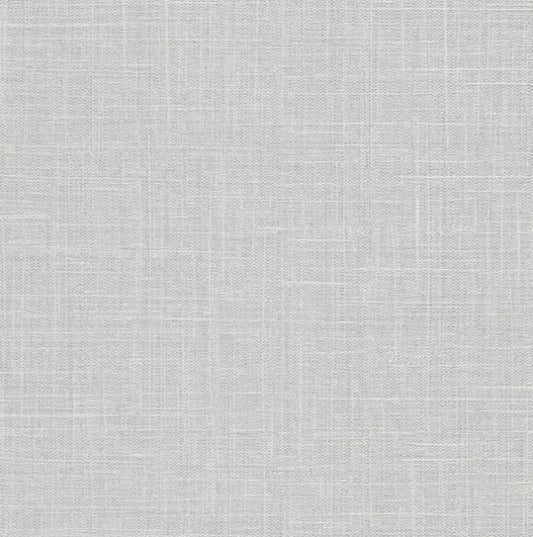 Luna Linen Wallpaper Light Grey Sample