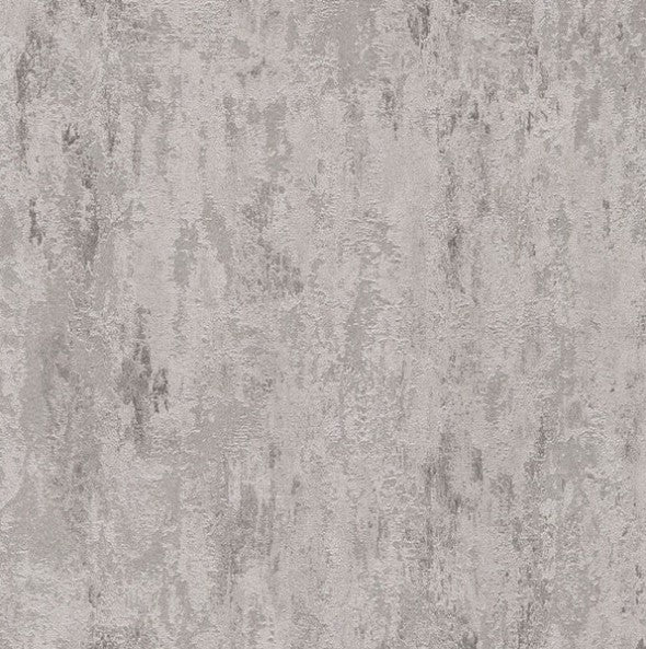 Havanna Industrial Texture Metallic Wallpaper Silver/Grey Sample