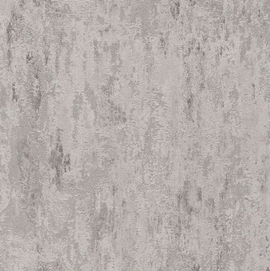 Havanna Industrial Texture Metallic Wallpaper Silver/Grey Sample