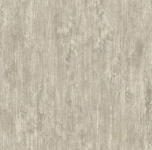 Retreat Plain Textured Metallic Wallpaper - Beige Sample