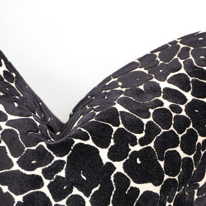 Malini Spoton Black Leopard Print Cushion