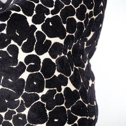 Malini Spoton Black Leopard Print Cushion