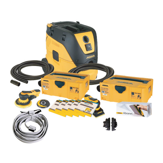 Ultimate Mirka Sanding Deco Kit and Dust Extractor Bundle